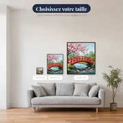 Pont Rouge sous les Cerisiers – tailles disponibles