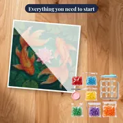 Goldfish Circling a Pink Lotus – kit ready to start