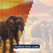 Elefantenfamilie vor dem Kilimandscharo im Abendrot – Nahaufnahme der Steine