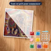 Éléphant indien paré en procession festive – kit prêt à commencer