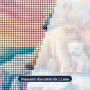 Orsa polare e cucciolo sulla banchisa – primo piano dei diamanti