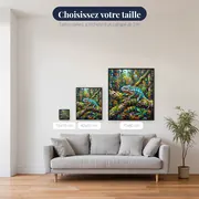 Bébé caméléon sur sa minuscule brindille – tailles disponibles