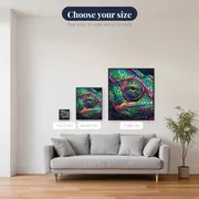 Chameleon Turret Eye and Mosaic Scales – available sizes