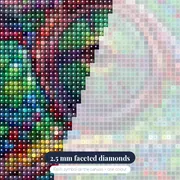 Chameleon Turret Eye and Mosaic Scales – diamond close-up