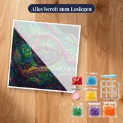 Chamäleonkopf mit rollendem Turmauge – Set bereit zum Loslegen