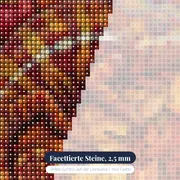 Getarntes Chamäleon im Herbstlaub – Nahaufnahme der Steine