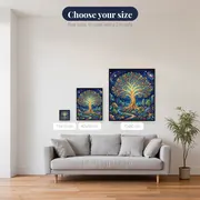 Glowing Golden Tree of Life – available sizes