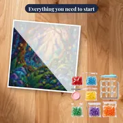 Enchanted Forest with Glowing Mushrooms – kit ready to start