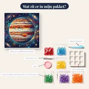 Jupiter met wolkenbanden en Grote Rode Vlek – inhoud van het pakket