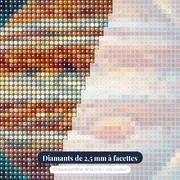 Jupiter et sa Grande Tache Rouge – gros plan des diamants