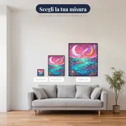 Pianeta alieno, oceani turchesi e due lune – misure disponibili