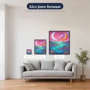 Buitenaardse planeet met twee manen – beschikbare formaten