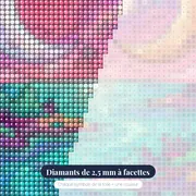 Planète extraterrestre aux deux lunes – gros plan des diamants