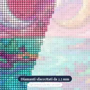 Pianeta alieno, oceani turchesi e due lune – primo piano dei diamanti