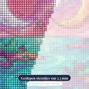Buitenaardse planeet met twee manen – close-up van de steentjes