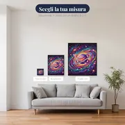 Pianeta ad anelli nella galassia a spirale – misure disponibili