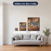 Tom und Jerry schlafend im Weidenkorb – verfügbare Größen