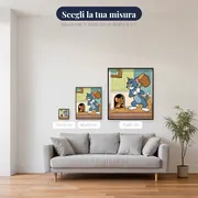 Tom col martello e Jerry beffardo – misure disponibili