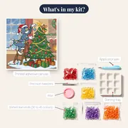 Decorating the Christmas Tree Together – kit contents