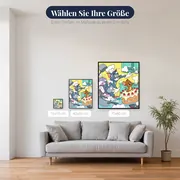 Tom und Jerry im Küchenchaos mit Sahnetorte – verfügbare Größen