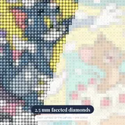 Messy Kitchen Cream Cake Chaos – diamond close-up
