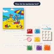 Tom und Jerry im Strandurlaub mit Sandburg – Inhalt des Sets