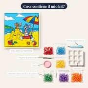 Tom e Jerry, castello di sabbia e gelati – contenuto del kit