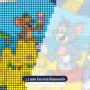 Tom and Jerry Summer Beach Sandcastle – diamond close-up