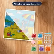 Tom und Jerry im Strandurlaub mit Sandburg – Set bereit zum Loslegen
