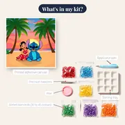 Stitch and Lilo at Sunset Beach – kit contents
