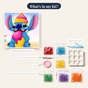 Stitch and His Melting Pink Ice Cream – kit contents