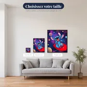 Stitch rieur dans son cockpit transparent – tailles disponibles