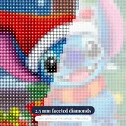 Stitch Decorating the Christmas Tree – diamond close-up