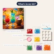 Tropical Sunset Cocktail Trio – kit contents