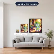 Mojito fresco su terrazza assolata – misure disponibili
