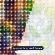 Mojito glacé sur terrasse ensoleillée – gros plan des diamants
