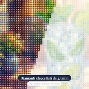 Mojito fresco su terrazza assolata – primo piano dei diamanti