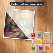 Mojito glacé sur terrasse ensoleillée – kit prêt à commencer