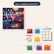 Cocktail Rose au Citron Vert – contenu du kit