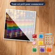 Rangée de cocktails arc-en-ciel – kit prêt à commencer
