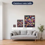 Table de soirée aux verres et fruits – tailles disponibles