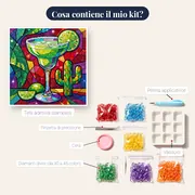 Margarita con Limetta e Cactus – contenuto del kit