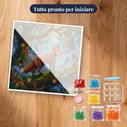 Volpe nella Foresta Incantata – kit pronto per iniziare