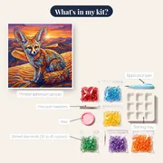 Fennec Fox at Golden Hour – kit contents