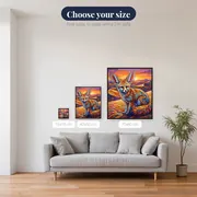 Fennec Fox at Golden Hour – available sizes