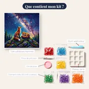 Renards sous la Voie lactée – contenu du kit