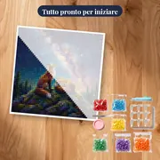 Volpi sulla vetta sotto la Via Lattea – kit pronto per iniziare