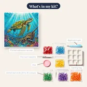 Sea Turtle and Sunken Ship – kit contents