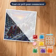 Neuf Voyageurs au Col Enneigé – kit prêt à commencer