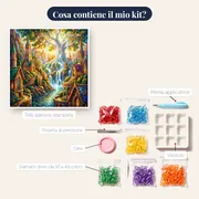 Città Elfica con Albero Bianco – contenuto del kit